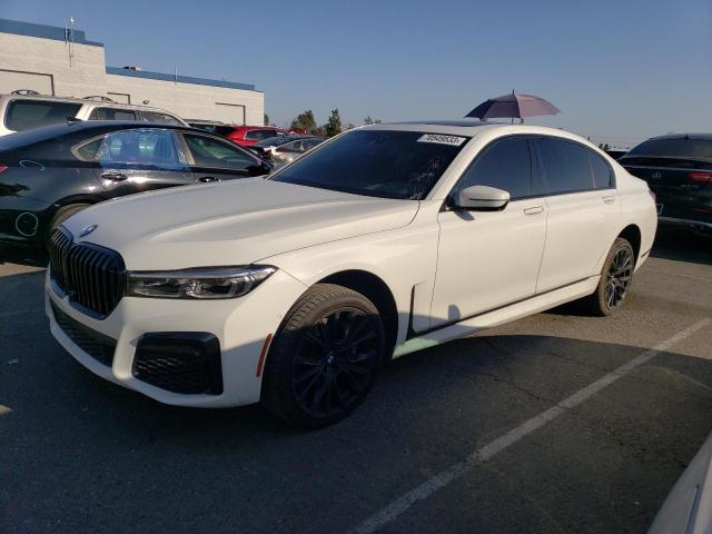 BMW 740 I 2021 with VIN WBA7T2C04MCF75736 - Photo from auction