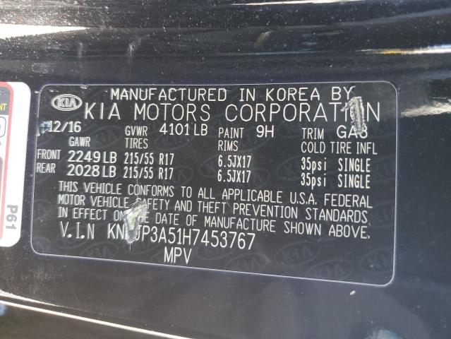 Photo 14 from auction – 2017 KIA SOUL + with VIN KNDJP3A51H7453767