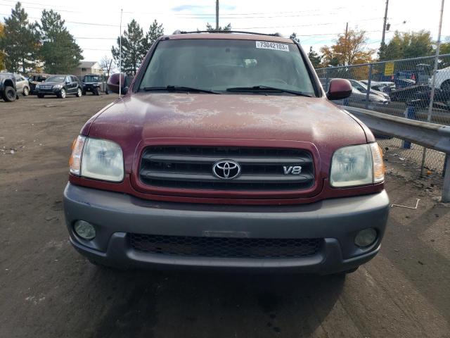 Photo 5 from auction – 2004 TOYOTA SEQUOIA SR with VIN 5TDBT44A24S230376