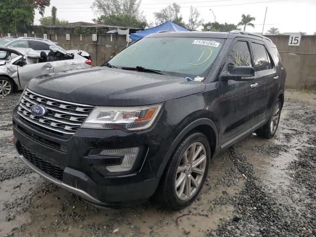 FORD EXPLORER L 2017 with VIN 1FM5K7F81HGC23796 - Photo from auction