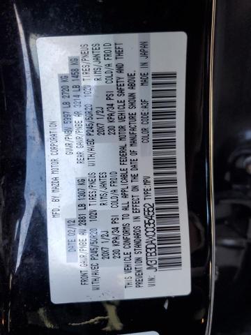 Photo 14 from auction – 2012 MAZDA CX-9 with VIN JM3TB3DAXC0354552