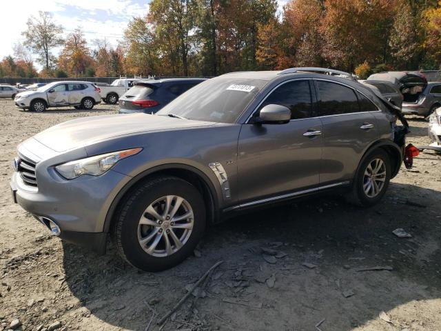 INFINITI QX70 2014 with VIN JN8CS1MW8EM412795 - Photo from auction