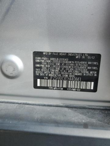 Photo 14 from auction – 2012 SUBARU FORESTER 2 with VIN JF2SHABC4CH440843