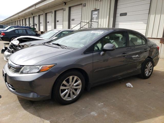 HONDA CIVIC EX 2012 with VIN 19XFB2F88CE011241 - Photo from auction