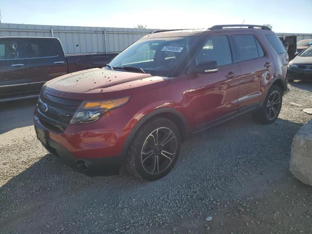 FORD EXPLORER S 2015 with VIN 1FM5K8GT7FGB73461 - Photo from auction