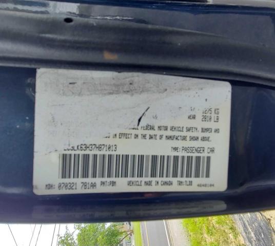 Photo 10 from auction – 2007 CHRYSLER 300C with VIN 2C3LK63H37H871013