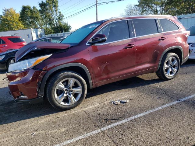 TOYOTA HIGHLANDER 2016 z numerem VIN 5TDYKRFH7GS171396 - Zdjęcie z aukcji