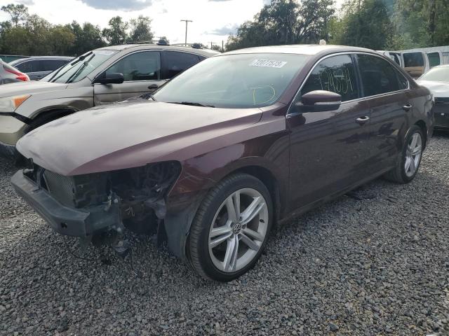 VOLKSWAGEN PASSAT SE 2012 with VIN 1VWBM7A37CC077317 - Photo from auction