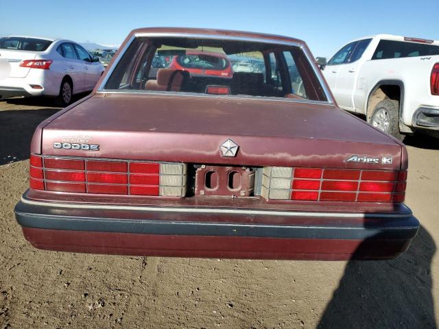 Photo 6 from auction – 1989 DODGE ARIES with VIN 3B3BK46D4KT981882