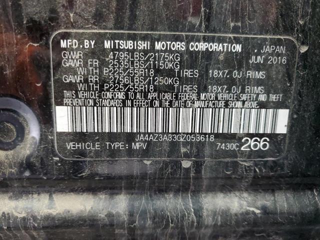 Photo 14 from auction – 2016 MITSUBISHI OUTLANDER with VIN JA4AZ3A33GZ053618