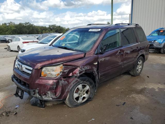HONDA PILOT EXL 2008 with VIN 5FNYF18748B004445 - Photo from auction