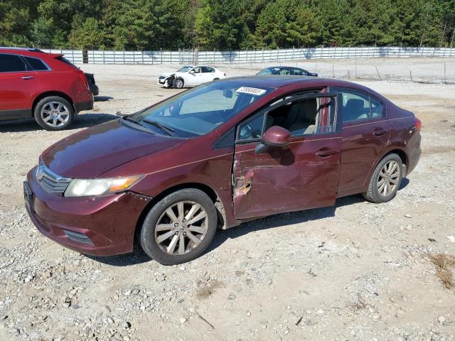 HONDA CIVIC EXL 2012 مع رقم تعريف المركبة 19XFB2F91CE327332 - صورة من المزاد