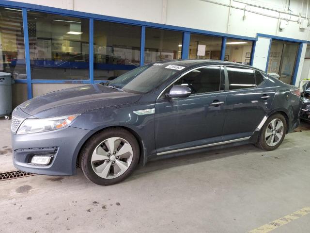 KIA OPTIMA HYB 2014 with VIN KNAGN4AD8E5076453 - Photo from auction