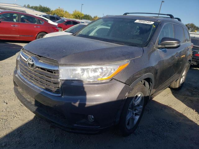 Фото 1 с аукциона – 2014 TOYOTA HIGHLANDER с VIN 5TDYKRFH9ES009606