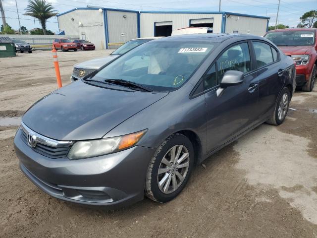 HONDA CIVIC EXL 2012 with VIN 19XFB2F95CE307990 - Photo from auction