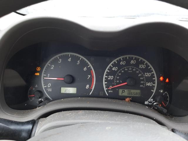 Photo 9 from auction – 2009 TOYOTA COROLLA BA with VIN JTDBL40E999060564