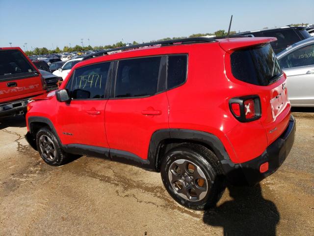 Photo 2 from auction – 2017 JEEP RENEGADE S with VIN ZACCJBABXHPG38722