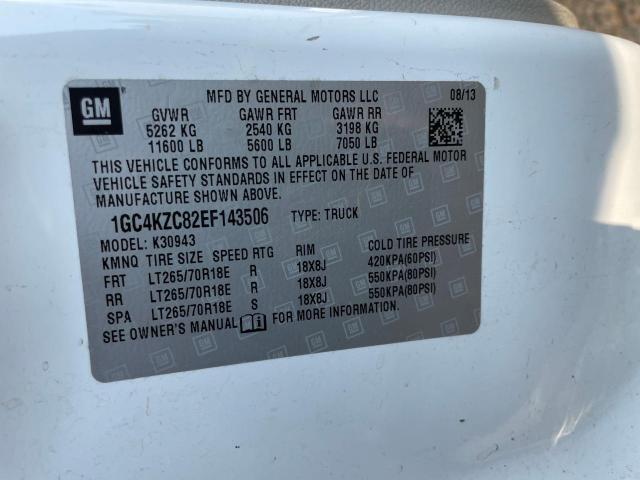 Photo 10 from auction – 2014 CHEVROLET SILVERADO with VIN 1GC4KZC82EF143506