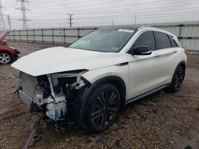 INFINITI QX50 LUXE 2021 with VIN 3PCAJ5BB3MF103255 - Photo from auction