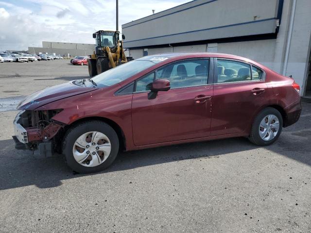 HONDA CIVIC LX 2013 with VIN 2HGFB2F55DH559517 - Photo from auction