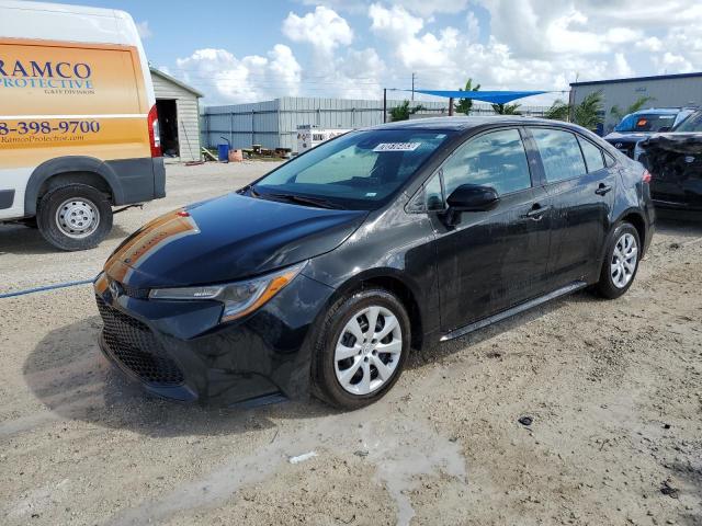 TOYOTA COROLLA LE 2022 with VIN 5YFEPMAE0NP314070 - Photo from auction