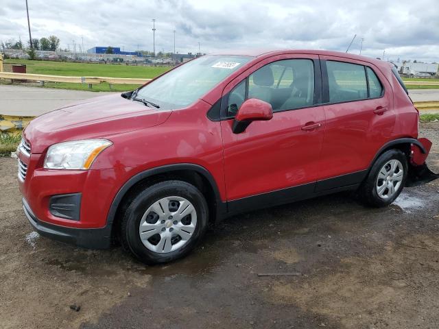 CHEVROLET TRAX LS 2015 with VIN KL7CJKSB7FB185615 - Photo from auction