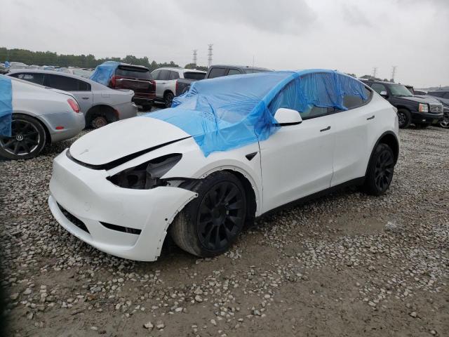 TESLA MODEL Y 2022 with VIN 7SAYGDEE6NF442416 - Photo from auction