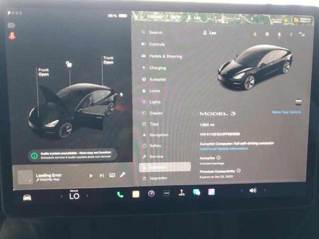 Photo 9 from auction – 2023 TESLA MODEL 3 with VIN 5YJ3E1EA1PF581588