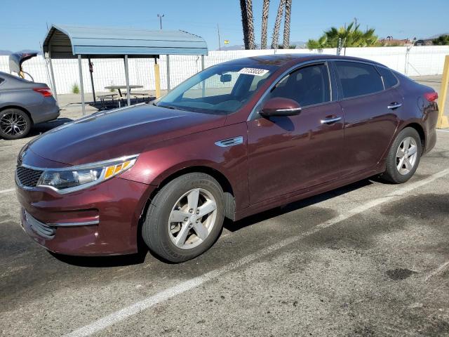 KIA OPTIMA LX 2016 with VIN 5XXGT4L39GG088283 - Photo from auction