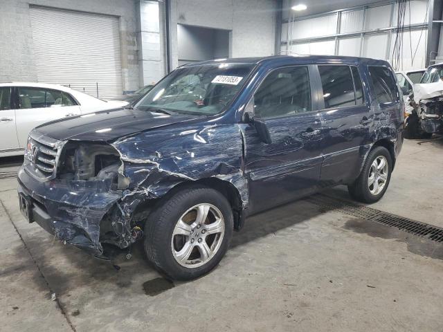 HONDA PILOT EXL 2012 with VIN 5FNYF4H57CB077320 - Photo from auction