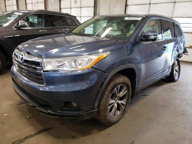 Фото 1 с аукциона – 2015 TOYOTA HIGHLANDER с VIN 5TDJKRFH6FS125638