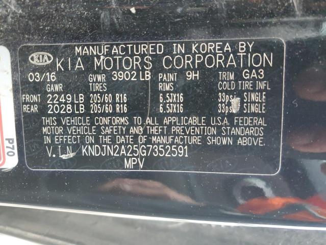 Photo 14 from auction – 2016 KIA SOUL with VIN KNDJN2A25G7352591