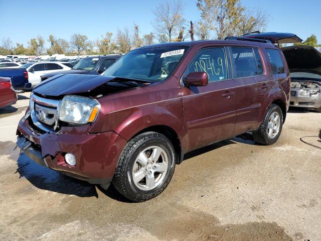 HONDA PILOT EXL 2011 with VIN 5FNYF4H58BB087420 - Photo from auction