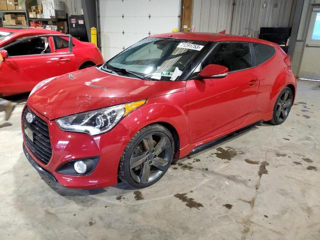 HYUNDAI VELOSTER T 2014 with VIN KMHTC6AE0EU199550 - Photo from auction