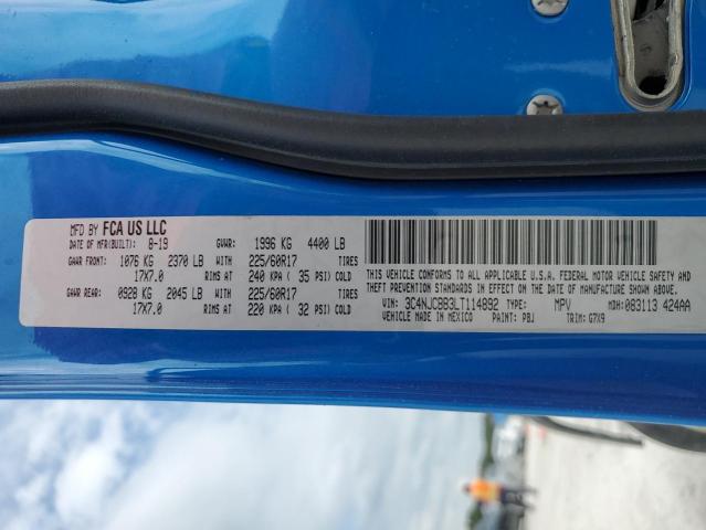 Photo 14 from auction – 2020 JEEP COMPASS LA with VIN 3C4NJCBB3LT114892