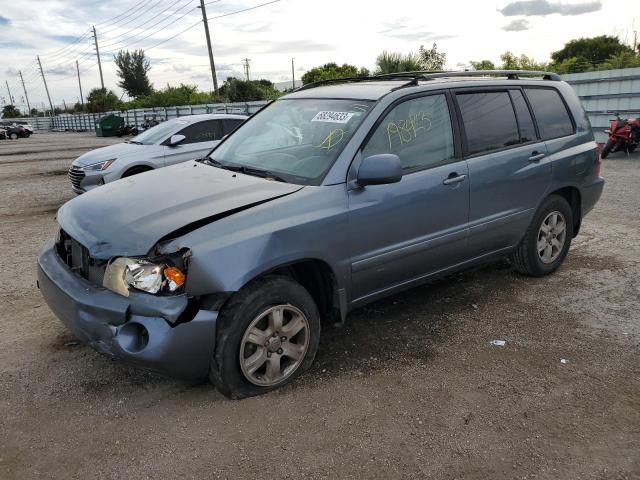 TOYOTA HIGHLANDER 2005 with VIN JTEGP21A050082327 - Photo from auction