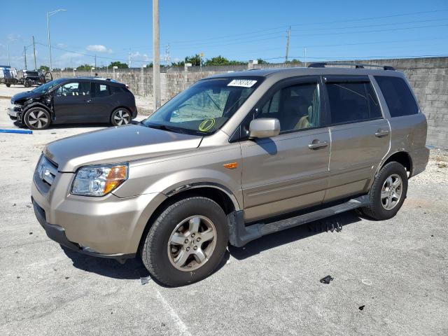 HONDA PILOT EX 2006 with VIN 5FNYF28786B000837 - Photo from auction