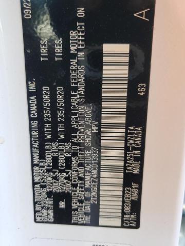 Photo 14 from auction – 2022 LEXUS NX 350 with VIN 2T2KGCEZ4NC013937