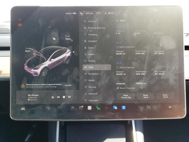 Photo 9 from auction – 2021 TESLA MODEL Y with VIN 5YJYGDEE5MF079828