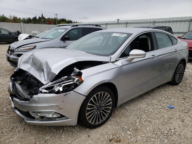 FORD FUSION SE 2017 with VIN 3FA6P0T99HR220576 - Photo from auction