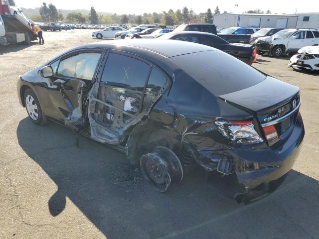Photo 2 from auction – 2013 HONDA CIVIC LX with VIN 19XFB2F50DE248653