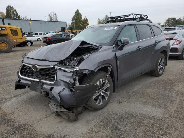 TOYOTA HIGHLANDER 2021 with VIN 5TDGZRBH7MS529394 - Photo from auction