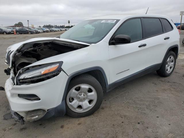 Photo 1 from auction – 2014 JEEP CHEROKEE S with VIN 1C4PJLAB9EW162663