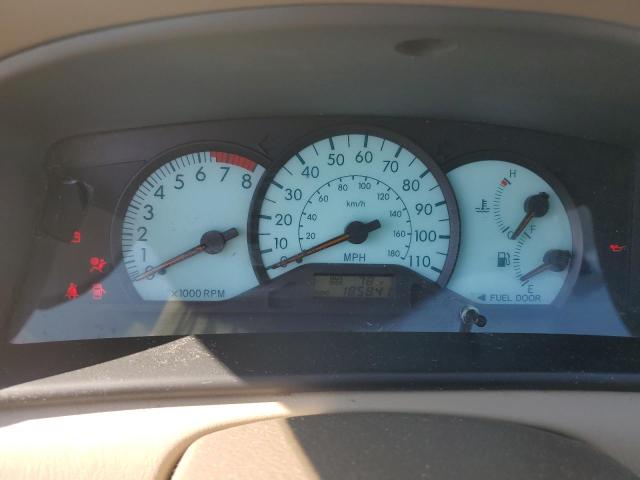 Photo 9 from auction – 2004 TOYOTA COROLLA CE with VIN 2T1BR32E64C220599