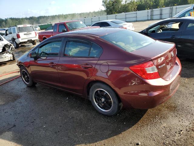 Photo 2 from auction – 2012 HONDA CIVIC LX with VIN 19XFB2F58CE336350