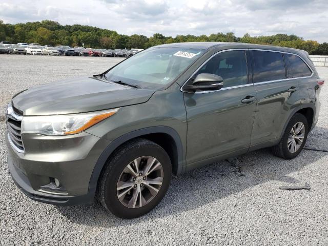 TOYOTA HIGHLANDER 2015 with VIN 5TDZKRFH2FS052836 - Photo from auction