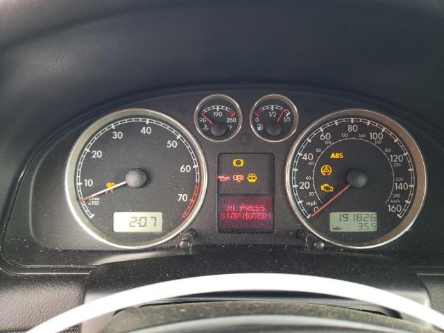 Photo 9 from auction – 2002 VOLKSWAGEN PASSAT GLS with VIN WVWPD63B52P345845