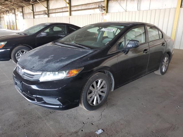 HONDA CIVIC EX 2012 with VIN 2HGFB2F81CH535577 - Photo from auction