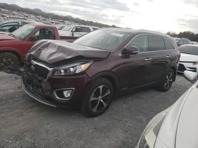 KIA SORENTO EX 2016 with VIN 5XYPHDA53GG181608 - Photo from auction