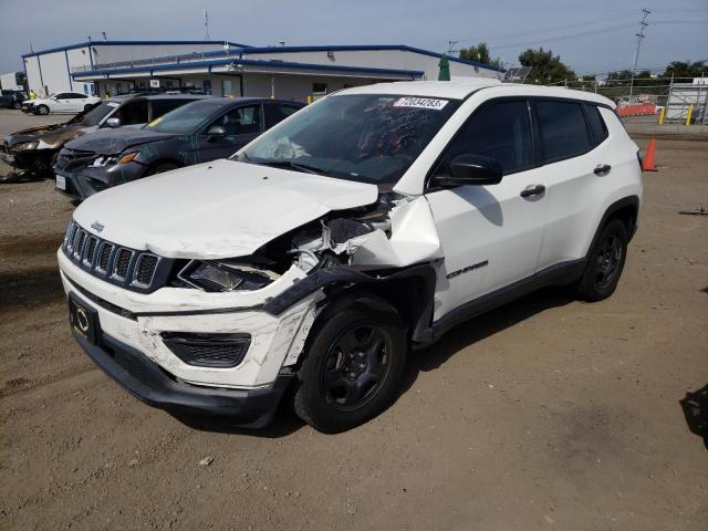 JEEP COMPASS SP 2018 with VIN 3C4NJCAB9JT502661 - Photo from auction